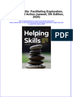 Helping Skills Facilitating Exploration Insight and Action Newest 5th Edition 2020