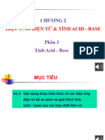 Chuong 2 - HIEU UNG DIEN TU Phần 3- Tính Acid Base