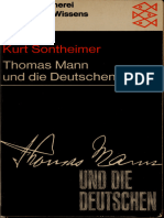 Thomas Mann Und Die Deutschen - Kurt Sontheimer - 1965 - Fischer