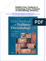 978 0323049092 Color Textbook of Pediatric Dermatology Color Textbook of Pediatric Dermatology Weston