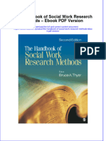 The Handbook of Social Work Research Methods Ebook PDF Version
