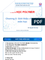 Hóa học Polymer - Chương 0 - Giới thiệu chung môn học
