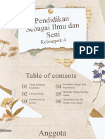 Pendidikan Sebagai Ilmu Dan Seni (Kelompok 4)