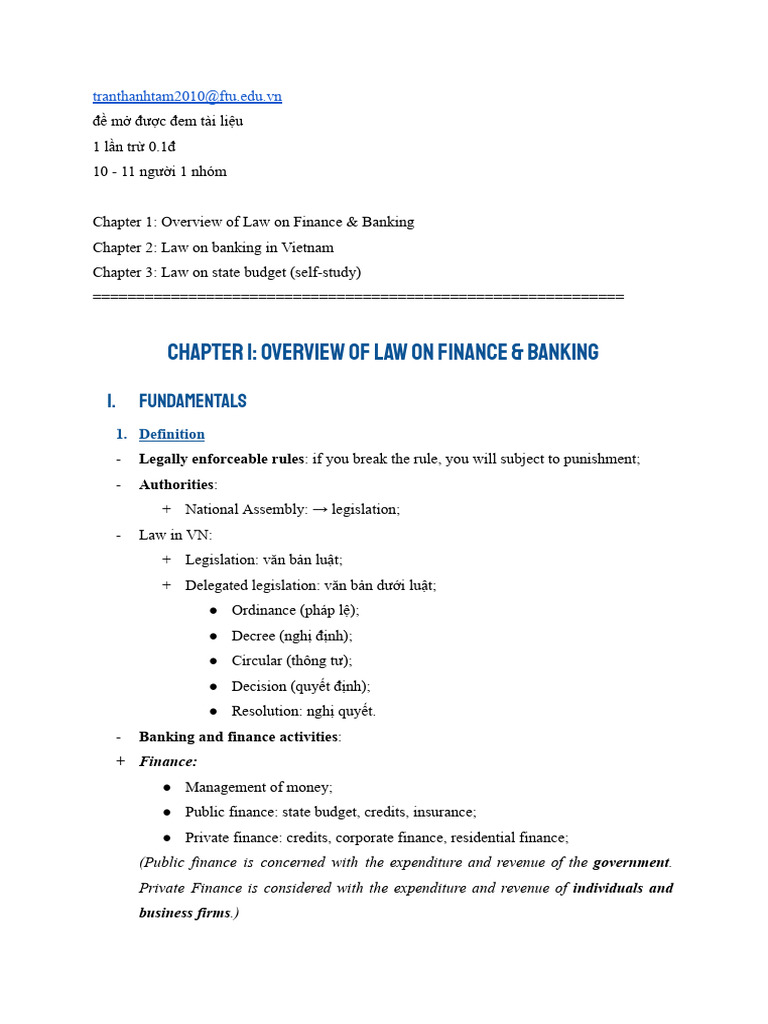 Overview of Banking Law in Vietnam | PDF | Banks | Credit