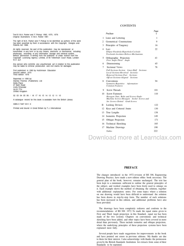 Engineering Drawing With Worked Examples MA Parker and F.pickup1