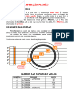 Afinação Padrão para Violão