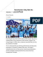 How Did Manchester City Get So Good - SoccerFeed