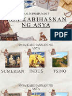 AP 7-2Q - LESSON 2A MGA KABIHASNAN NG ASYA Part 1 SUMER at INDUS