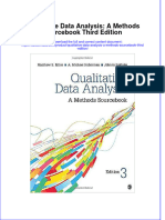 Qualitative Data Analysis A Methods Sourcebook Third Edition