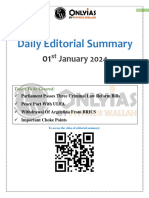 01 January 2024 - Daily Editorial Summary - English - Jitendra Kumar