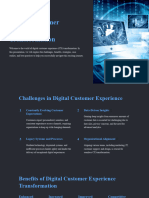 Digital Customer Experience Transformation