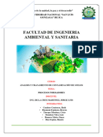 ÁNALISIS Y TRATAMIENTO DE CONTAMINACIÓN DE SUELOS Ing de La Cruz