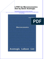 Etextbook PDF For Macroeconomics 2nd Edition by Daron Acemoglu