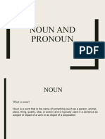 Noun and Pronoun