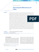 Methods of Measuring The Effectiveness o