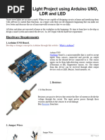 Smart Street Light Project Using Arduino UNO