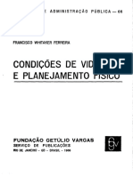 Condições de Vida E Planejamento Físico: Cadernos de Administração Pública - 66