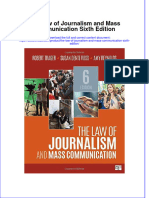 The Law of Journalism and Mass Communication Sixth Edition