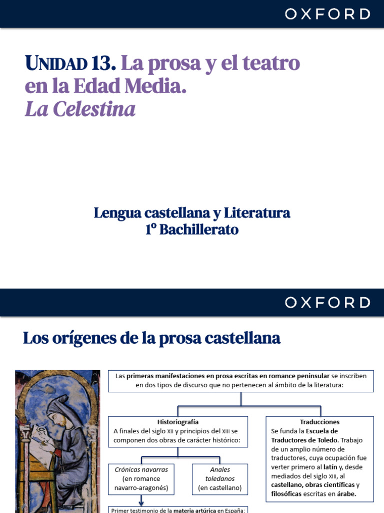Tema 13 La Prosa Y El Teatro Medieval El Conde Lucanor La Celestina