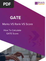 Gate Marks Vs Rank Vs Score Final 1 56