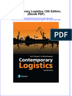 Contemporary Logistics 12th Edition Ebook PDF