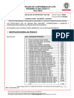 Certificado Ropa de Cuero Importada 220831