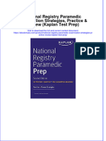 National Registry Paramedic Examination Strategies Practice Review Kaplan Test Prep