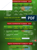 DOP Exam Calendar & Eligibility To Appear Exam