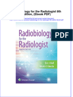 Radiobiology For The Radiologist 8th Edition Ebook PDF