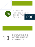 SCM Lecture 7b Managing Inventories in The Supply Chain (II) - Sheets