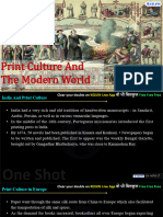 Print Culture and The Modern World (His.)