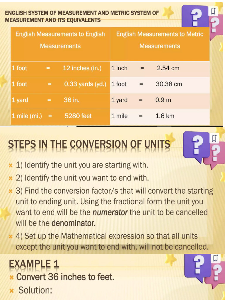 G7-Conversion of Units | PDF