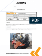 Informe de Mantención Doosan G25E-5