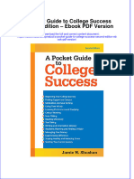A Pocket Guide To College Success Second Edition Ebook PDF Version