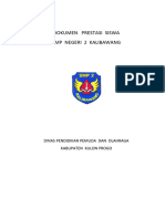 Dokumen Prestasi Siswa SMP Negeri 2 Kalibawang: Dinas Pendidikan Pemuda Dan Olahraga Kabupaten Kulon Progo