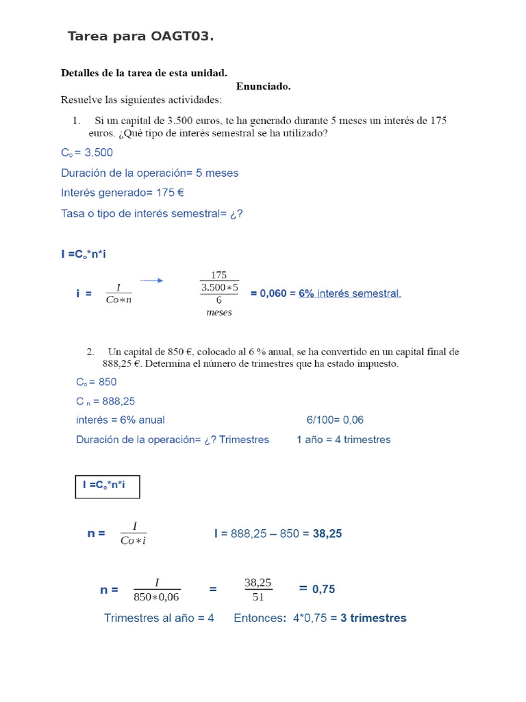 Tarea Tema 3 Tesoreria | PDF