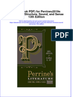 Etextbook PDF For Perrines Literature Structure Sound and Sense 13th Edition