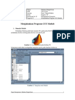 Menjalankan Program GUI Matlab