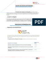 Informacion - KIT DIGITAL - Pymes y Autonomos
