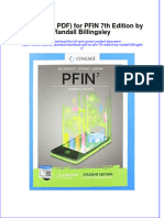 Etextbook PDF For Pfin 7th Edition by Randall Billingsley