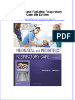 Neonatal and Pediatric Respiratory Care 5th Edition