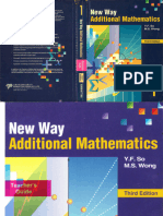 Book 1 - New Way Additional Mathematics Third Edition (Teacher's Edition)