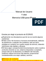 Manual de Instrucciones de La Memoria USB EOZNOE para Iphone