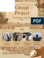 Brown and Beige Aesthetic Vintage Group Project Presentation