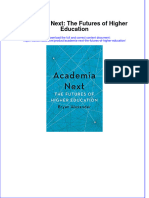 Academia Next The Futures of Higher Education