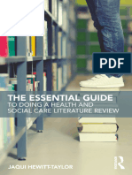 The Essential Guide to Doing a Health and Social Care Literature Review-Routledge (2017)