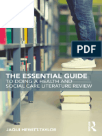 The Essential Guide To Doing A Health and Social Care Literature Review-Routledge (2017)