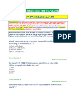 Current Affairs March 2022 PDF