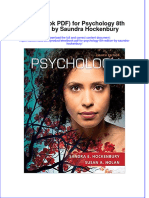 Etextbook PDF For Psychology 8th Edition by Saundra Hockenbury