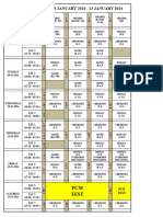 FR Evening Time Table 6